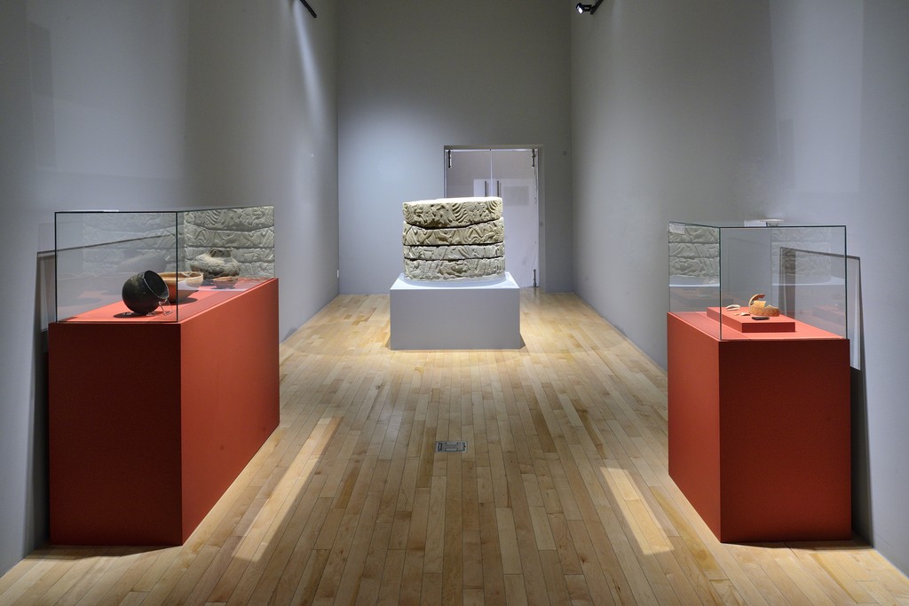 View of "Divine Lords of the Mountain. Puebla's Northern Sierra in times of El Tajín", Museo Amparo, Puebla, Mexico, 2017. View of "Divine Lords of the Mountain. Puebla's Northern Sierra in times of El Tajín", Museo Amparo, Puebla, Mexico, 2017.