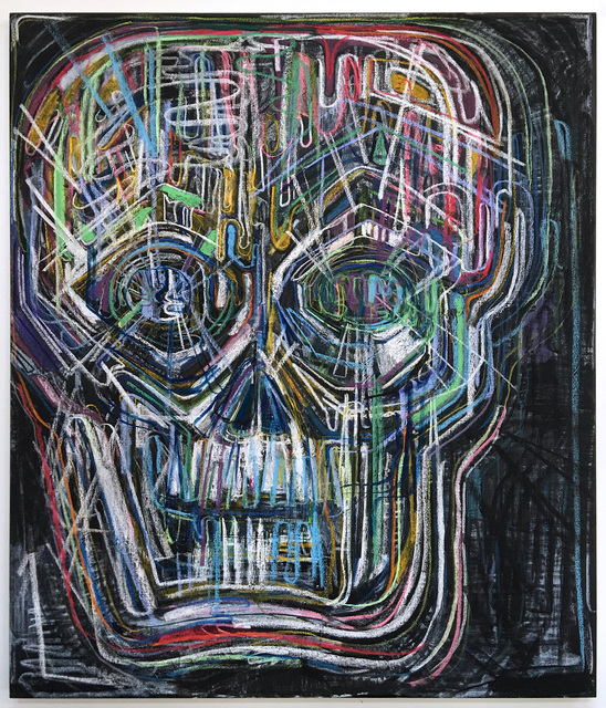 Thomas Houseago, ‘Untitled (Colored Skull I)’, 2017, Gagosian