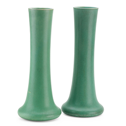 Two Cylindrical Vases, Terra Cotta, IL