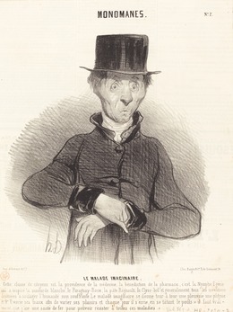 Honoré Daumier, ‘Le Malade imaginaire’, 1841, National Gallery of Art, Washington, D.C.