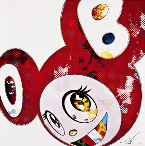 Takashi Murakami, ‘And Then x 727 (Vermillion : Shu)’, 2013, David Benrimon Fine Art