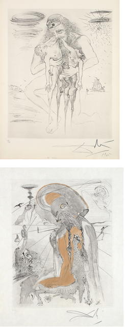 Salvador Dalí, ‘Kronos; and Athene, from Mythologie’, 1963-65, Phillips