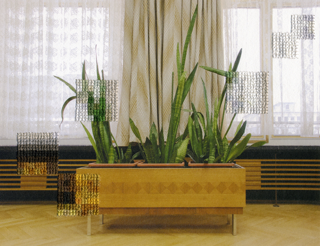 Diane Meyer, ‘Plants, Former Offices of the State Secret Police’, 2012-2017, Photography, Hand Sewn Archival Ink Jet Print, Pictura Gallery