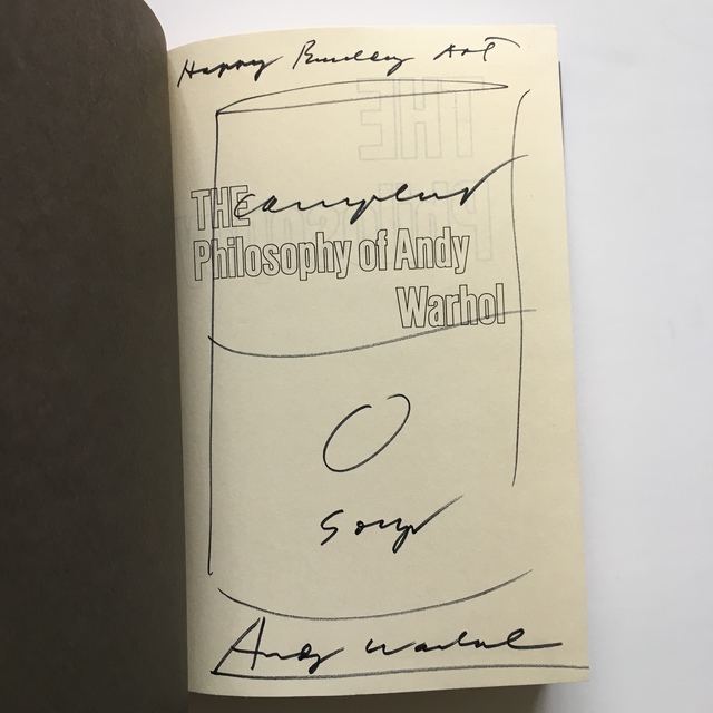 Andy Warhol, ‘Campbell's Soup Can Drawing in "The Philosophy of Andy Warhol"’, 1975, Joseph K. Levene Fine Art, Ltd.