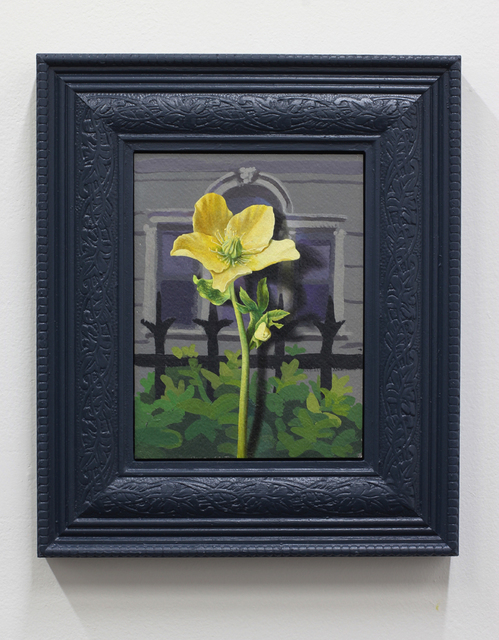 Benjamin Cowan, ‘Dear God (helleborus)’, 2017, Painting, Oil and acrylic on paper mounted to panel, Ground Floor Gallery