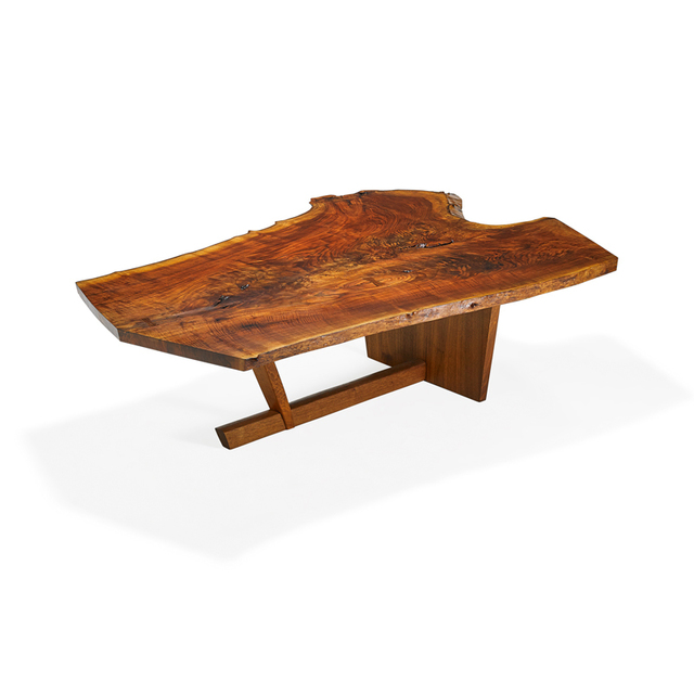 Mira Nakashima, ‘Exceptional Sanso table with single slab top, New Hope, PA’, 1994, Rago
