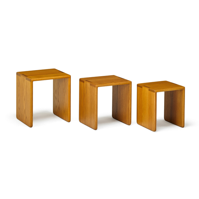 Tobia Scarpa, ‘Three Nesting Tables, Italy’, 1970s, Rago/Wright