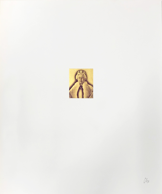 Chris Levine, ‘Lightness of Being Gold Elton John Aids Foundation Edition’, 2018, Print, Digital print with silkscreen, The Drang Gallery