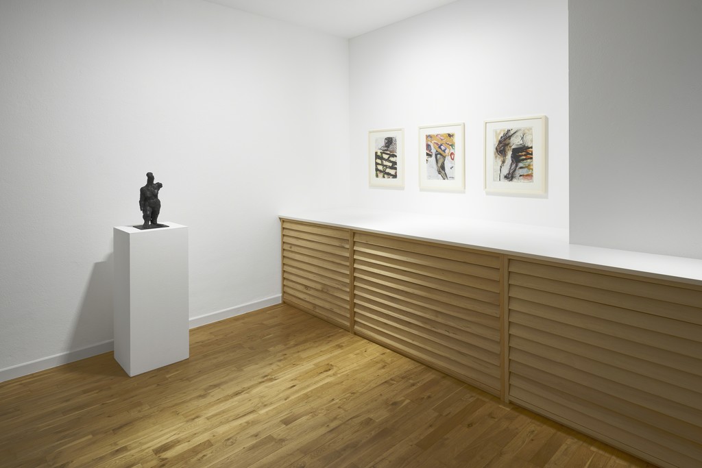 Markus Lüpertz. Studies of a Sculpture, 2017, Installation view Markus Lüpertz. Studies of a Sculpture, 2017, Installation view