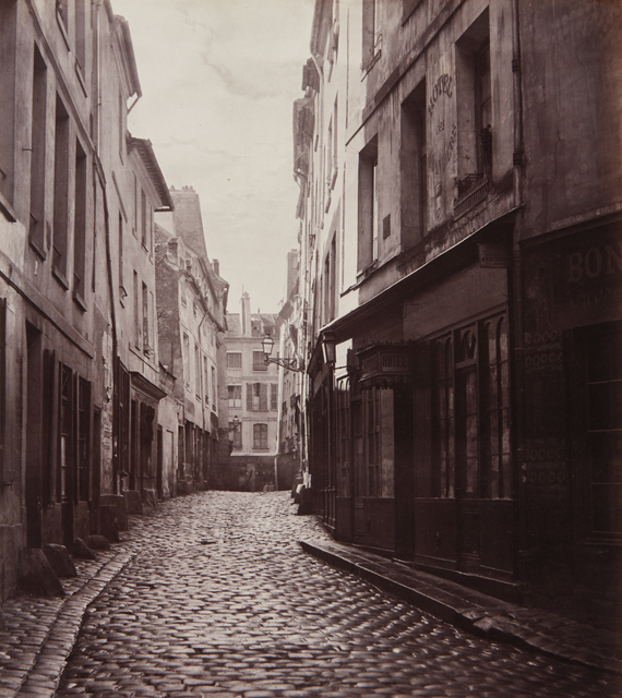 Charles Marville | Rue des Amandiers (1860s) | Artsy