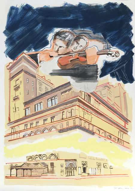 Larry Rivers, ‘Carnegie Hall (from the Carnegie Suite)’, 1990, Eckert Fine Art