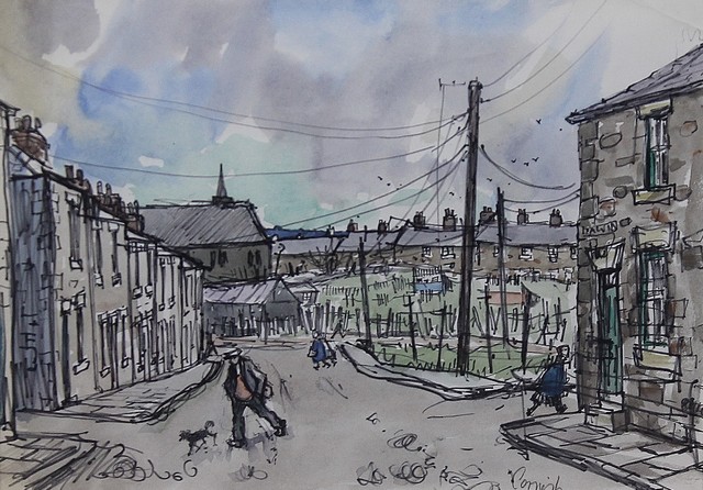 Norman Cornish, ‘Salvin Street’, Castlegate House Gallery