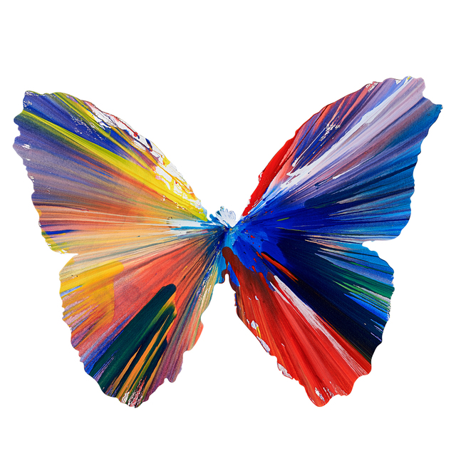 Damien Hirst, ‘Butterfly Spin Painting (Created at Damien Hirst Spin Workshop)’, 2009, Rago