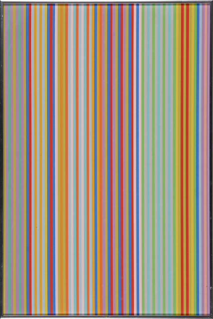Gene Davis, ‘Graf Zeppelin from Series 1’, 1966, Print, Screenprint in colors laminated to canvas (framed), Rago/Wright