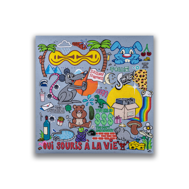 Sebastien Walker, ‘Oui souis a la vie’, 2021, Painting, Acrylic on wood panel, EWKUKS