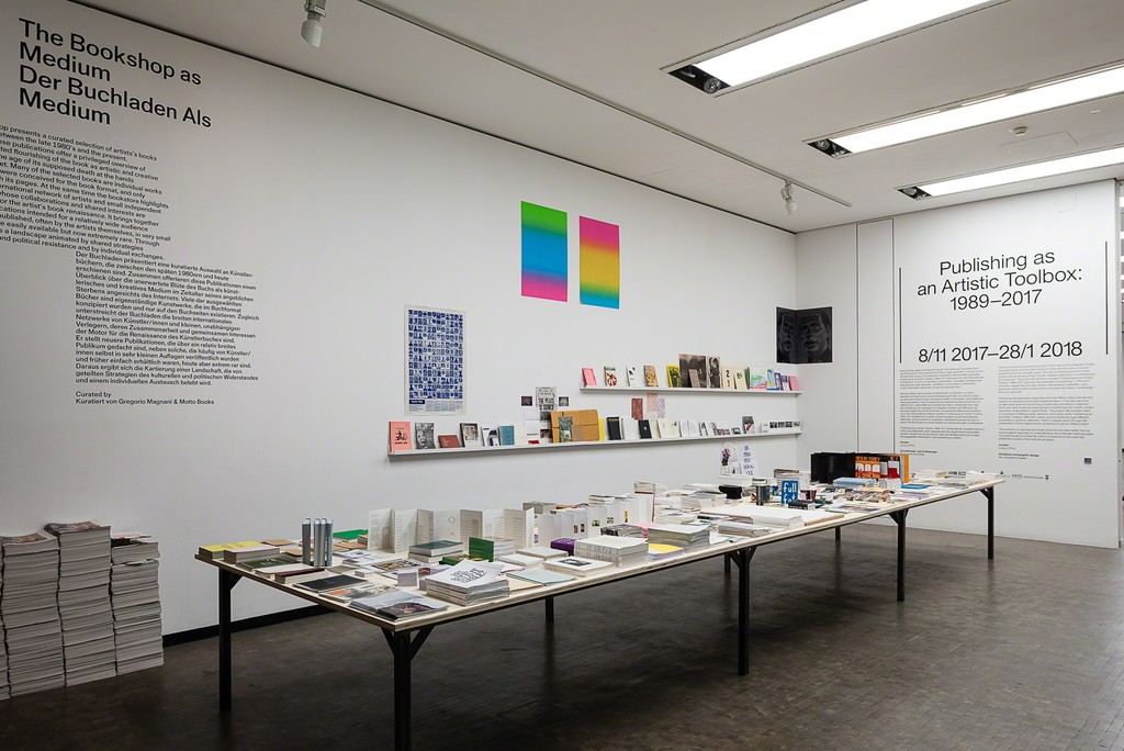 Exhibition view: Publishing as an Artistic Toolbox: 1989–2017, Kunsthalle Wien 2017, Photo: Jorit Aust Exhibition view: Publishing as an Artistic Toolbox: 1989–2017, Kunsthalle Wien 2017, Photo: Jorit Aust