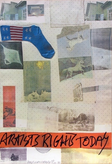 Robert Rauschenberg, ‘Artist’s Rights Today’, 1981, Gregg Shienbaum Fine Art