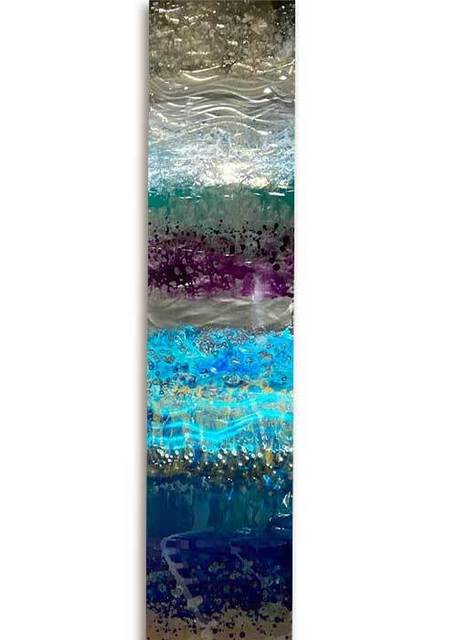 Ken Rausch, ‘Rhythm Stainless Steel Series II’, 2020, Sculpture, Mixed Media on Steel, Art Leaders Gallery