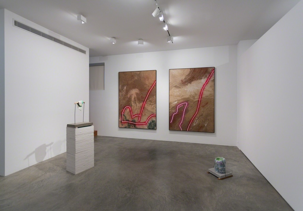 Theodore Boyer and Jake Ziemann, from the exhibition Set in Stone, 2016
Image courtesy of Shulamit Nazarian, Los Angeles
Theodore Boyer and Jake Ziemann, from the exhibition Set in Stone, 2016
Image courtesy of Shulamit Nazarian, Los Angeles