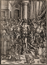 The Scourging of Christ and Christ on the Mount of Olives