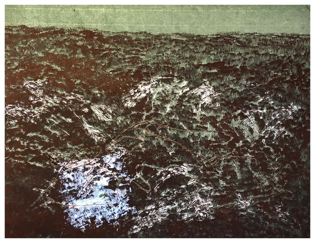Yoshio Ikezaki, ‘Untitled’, 2019, Painting, Mixed Media on handmade paper, Kylin Gallery