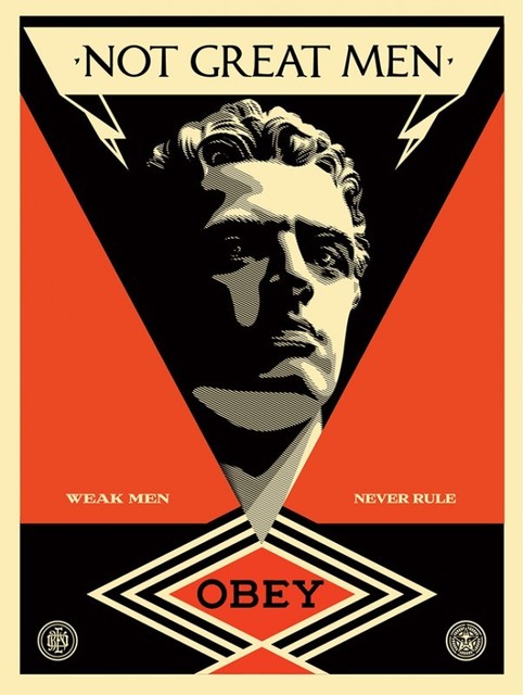 Shepard Fairey, ‘Not Great Men’, 2013, Black Book Gallery