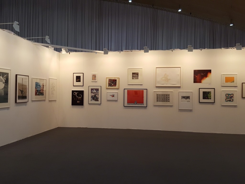 For Special Exhibition Graphic Reproduction (curated contributions from the program of the exhibitors) on art KARLSRUHE 2018 was selected work from series "War Tactics" (2017) by Greta Grendaitė and was presented in Hall 1.
In her work of art the relevant theme is man and his environment and – the man in the environment. Greta’s graphic art can be defined as taming of the plane. For Special Exhibition Graphic Reproduction (curated contributions from the program of the exhibitors) on art KARLSRUHE 2018 was selected work from series "War Tactics" (2017) by Greta Grendaitė and was presented in Hall 1.
In her work of art the relevant theme is man and his environment and – the man in the environment. Greta’s graphic art can be defined as taming of the plane.