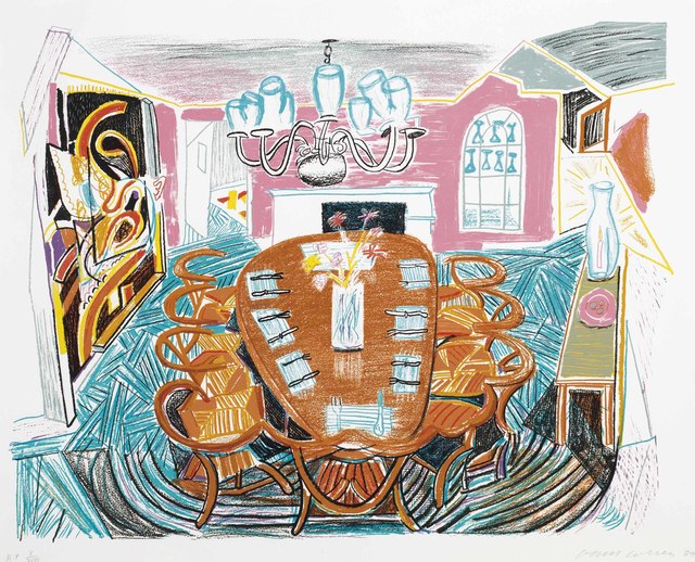 David Hockney, ‘Tyler Dining Room, from Moving Focus’, 1984, Christie's