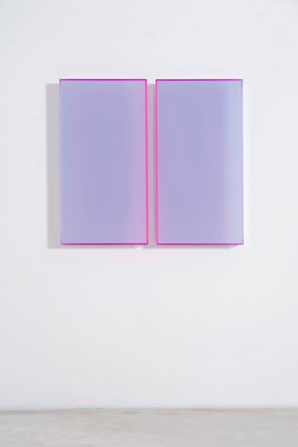 Regine Schumann, ‘colormirror satin ice blue amsterdam’, 2018, Galerie Judith Andreae