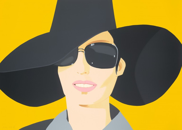 Alex Katz, ‘Vivien in Black Hat’, 2010, Upsilon Gallery