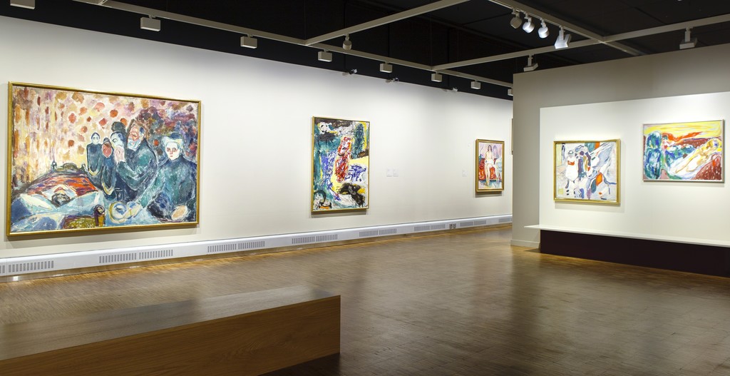Installation view of "Jorn + Munch" at Munch Museum, Oslo (2016-2017) Installation view of "Jorn + Munch" at Munch Museum, Oslo (2016-2017)