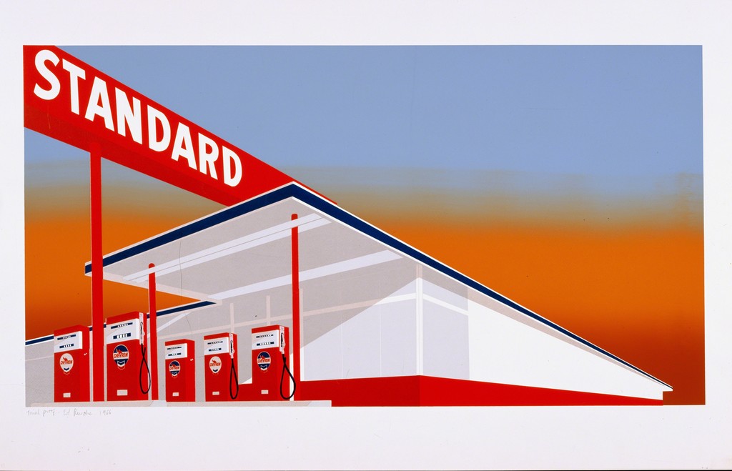 Ed Ruscha Standard Station (1966) Artsy