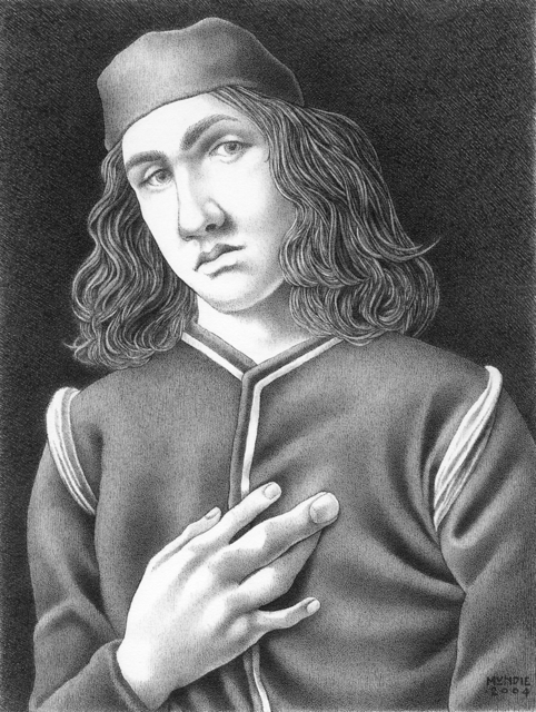 James Mundie, ‘Portrait Of A Big Fingered Boy’, Stanek Gallery