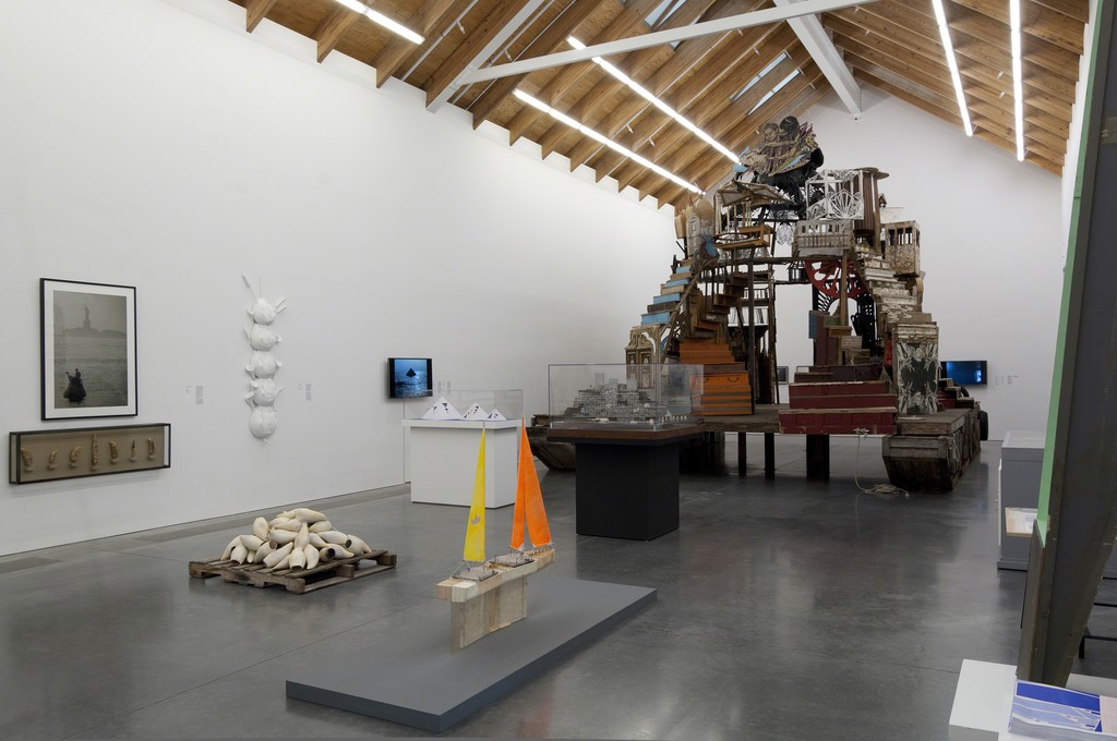 Installation view of special exhibition "Radical Seafaring" on view at the Parrish Art Museum, Water Mill, New York, May 8 – July 24, 2016. Photo: Gary Mamay Installation view of special exhibition "Radical Seafaring" on view at the Parrish Art Museum, Water Mill, New York, May 8 – July 24, 2016. Photo: Gary Mamay