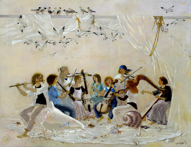 Tatyana Palchuk, ‘Marine Band’, 2013, Painting, Oil on Linen, Alessandro Berni Gallery