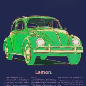 Andy Warhol - Volkswagen, from Ads (F. & S. Ⅱ.358)