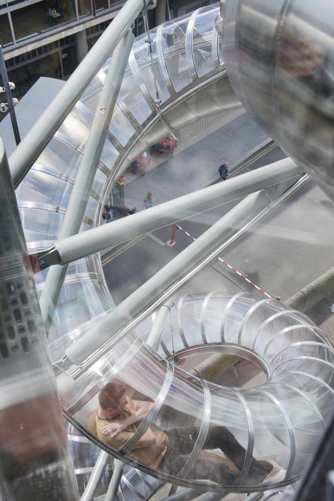 Carsten Höller, Isomeric Slides, 2015 © Carsten Höller. Installation View Carsten Höller: Decision, Hayward Gallery, London 2015. Courtesy of the artist and LUMA Foundations, Arles. Photo © Linda Nylind Carsten Höller, Isomeric Slides, 2015 © Carsten Höller. Installation View Carsten Höller: Decision, Hayward Gallery, London 2015. Courtesy of the artist and LUMA Foundations, Arles. Photo © Linda Nylind