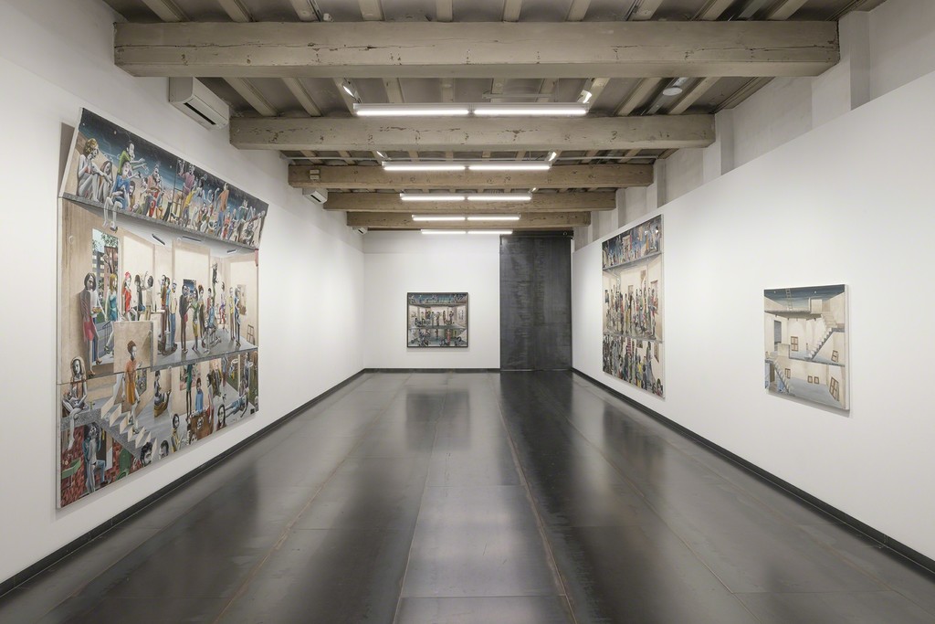 Exhibition view, Gino Rubert "The place to be or not to be", galeria SENDA, May 2019. Exhibition view, Gino Rubert "The place to be or not to be", galeria SENDA, May 2019.