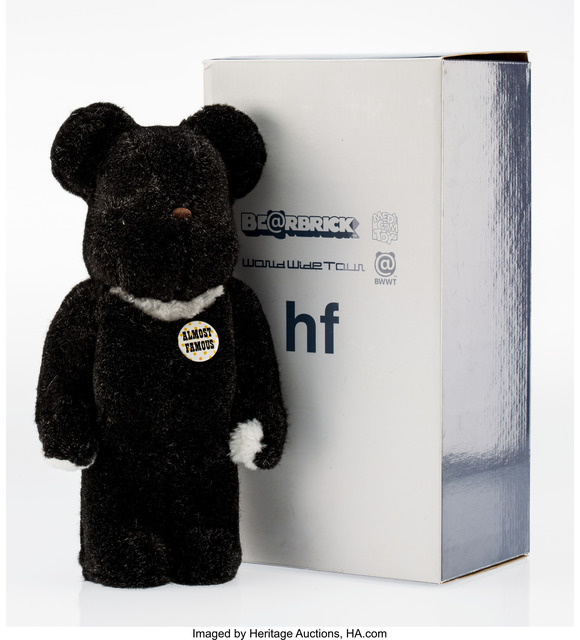 BE@RBRICK ベアブリック 400% BWWT hf 黒くま-