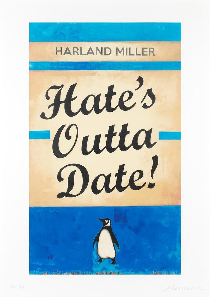 Harland Miller - Hate's Outta Date (Blue)