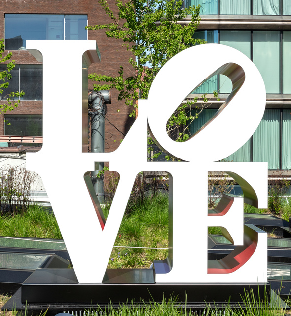 Robert Indiana, ‘THE AMERICAN LOVE (White, Blue, Red)’, 1966-2000, Kasmin