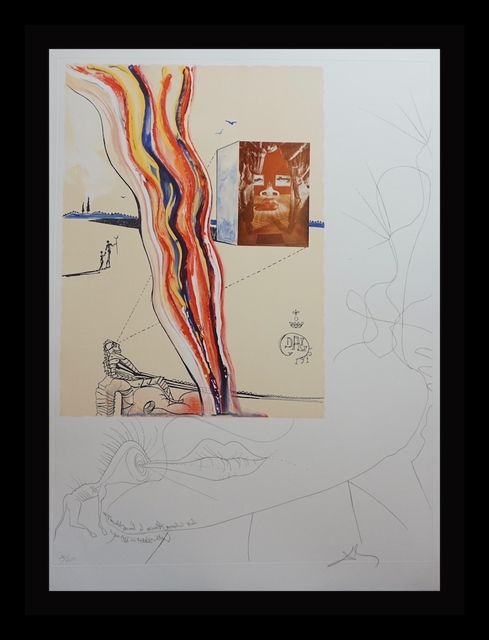 Salvador Dalí, ‘ Imaginations & Objects of The Future Liquid & Gaseous Television’, 1975, Print, Etching, Fine Art Acquisitions Dali