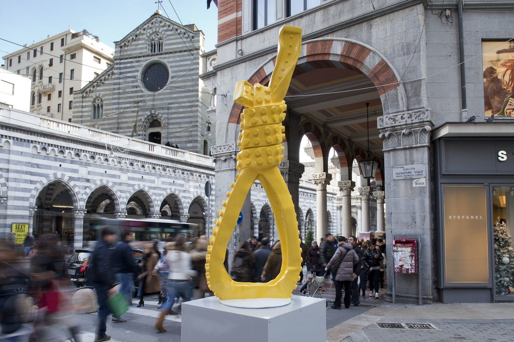 In collaboration with the Municipality of Genoa, ABC-ARTE, directed by Antonio Borghese, presentsed the placement of three sculptures by Matteo Negri, in three of the main genoese crossroads. www.abc-arte.com In collaboration with the Municipality of Genoa, ABC-ARTE, directed by Antonio Borghese, presentsed the placement of three sculptures by Matteo Negri, in three of the main genoese crossroads. www.abc-arte.com