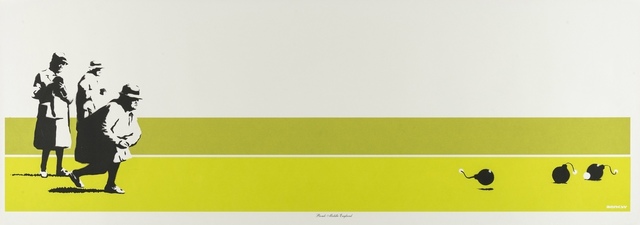 Banksy, ‘Bomb Middle England’, 2002, Print, Screenprint in colours, Forum Auctions