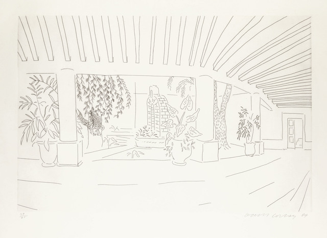 David Hockney, ‘Mexican Hotel Garden’, 1984, Christie's