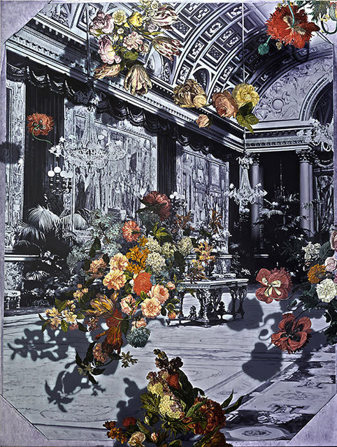 James McGrath, ‘Galerie des Batailles (Falling Flowers Mirror I)’, 2014, Olsen Irwin