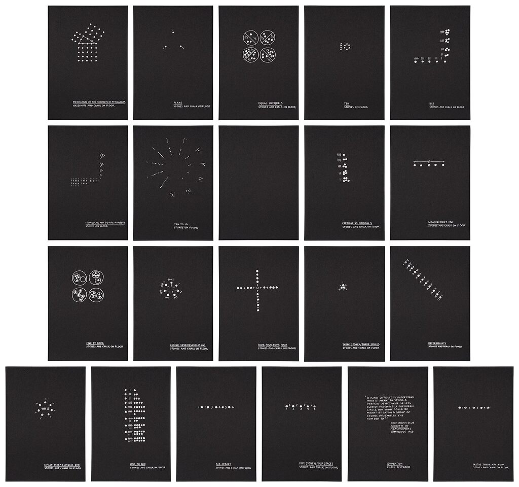 Mel Bochner - Primer (1969-1972) Twenty-One Demonstrations from a Theory of Sculpture (K. 1995.07)