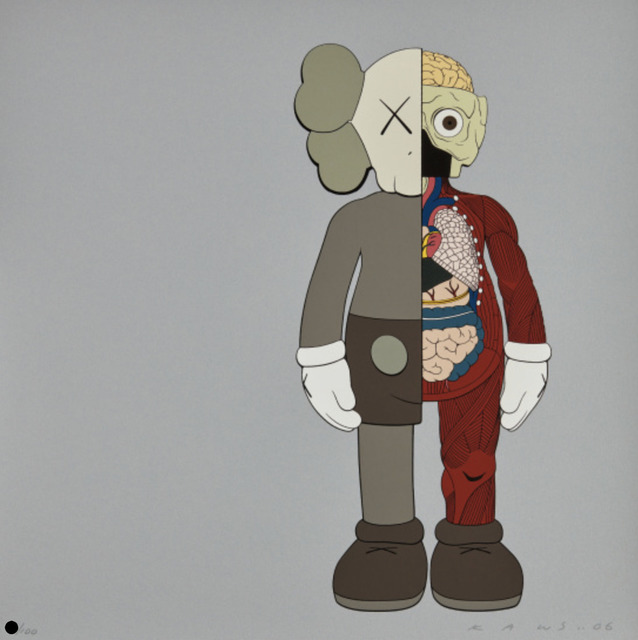 KAWS, ‘Dissected Companion Print (Brown)’, 2006, Print, Screenprint, Pop Fine Art