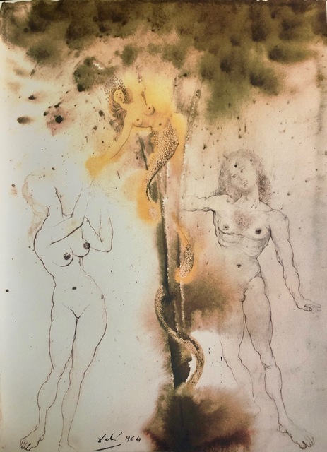 Salvador Dalí, ‘Original Sin, 'Peccatum Originis', Biblia Sacra’, 1967, Mixed Media, Original Lithograph, Inviere Gallery