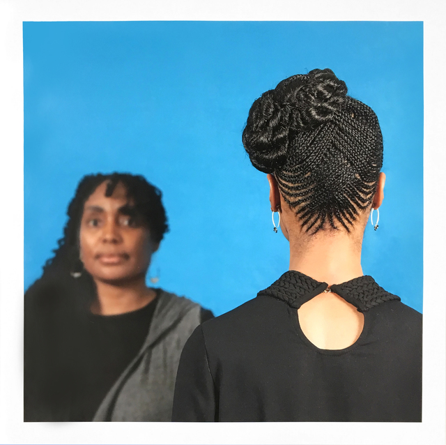 Sonya Clark, ‘Hair Craft Project with Dionne’, 2014, Print, Pigment print on archival paper, Goya Contemporary/Goya-Girl Press